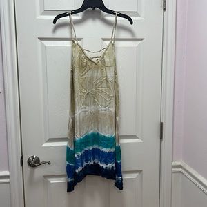 NWT tie-dye swimsuit cover up